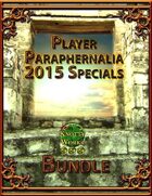 2015 Player Paraphernalia Special Issues [BUNDLE]