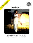 Basic Fantasy Spell Cards, Divine Spells By Level