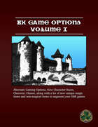 BX Game Options Volume I