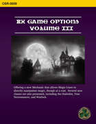 BX Game Options Volume III