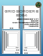 2024 Grid Border Page Background Pack 2