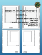 2024 Grid Border Page Background Pack 1