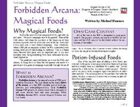 Forbidden Arcana: Magical Foods