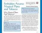 Forbidden Arcana: Magical Pipes and Tobaccos