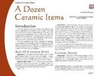 A Dozen Ceramic Items