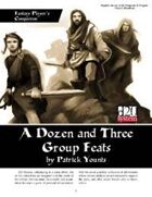 Fantasy Player\'s Companion: A Dozen and Three Group Feats