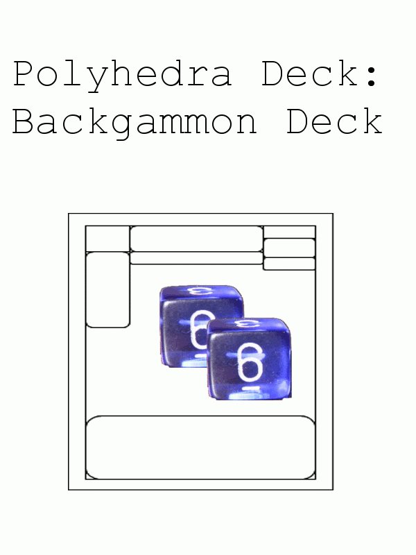 Polyhedra Deck- Backgammon Card Set