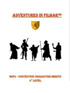 HOF4 - Convention Character Sheets
