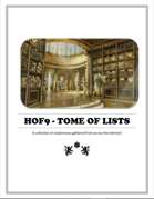 HOF9 - Tome of Lists