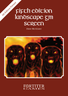 Fifth Edition Landscape GM Screen
