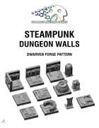 Steampunk Dungeon Walls - Dwarven Forge Compatible