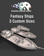 Fantasy Ships - 3D Printing