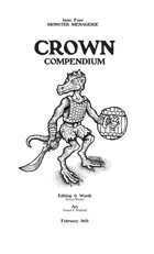 Crown Compendium #4 - Monster Menagerie