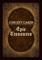 Concept Cards - Epic Treasures & Tomes