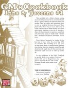 GM'S COOKBOOK: Inns & Taverns #1