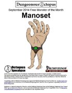 14-09 Free Monster of the Month: Manoset