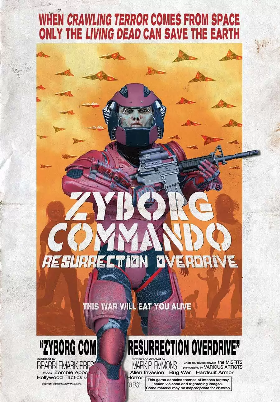 Zyborg Commando Resurrection Overdrive - Brabblemark Press