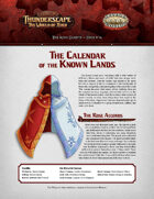 Savage Thunderscape: Aden Gazette 16 - Calendar of the Known Lands