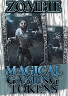 Magical Gaming Tokens - Zombie