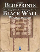 0one's Blueprints Hand Drawn -  Black Wall: Watchtower