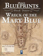 0one's Blueprints Hand Drawn -  Wreck of Mary Blue