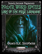 SGG Presents: Power Word Spells: Lore of the First Language