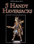 #1 With a Bullet Point: 5 Handy Haversacks