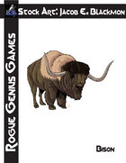 Stock Art: Blackmon Bison