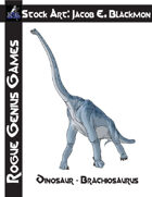 Stock Art: Blackmon Dinosaur Brachiosaurus
