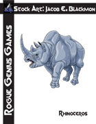 Stock Art: Blackmon Rhinoceros