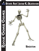 Stock Art: Blackmon Skeleton
