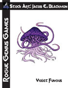 Stock Art: Blackmon Violet Fungus