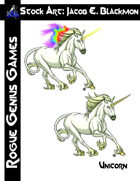 Stock Art: Blackmon Unicorn 02