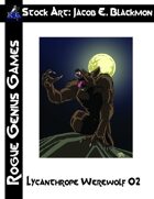 Stock Art: Blackmon Werewolf 02