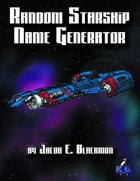 Random Starship Name Generator
