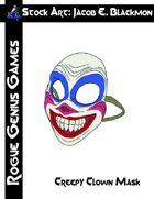 Stock Art: Blackmon Creepy Clown Mask