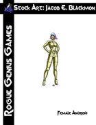 Stock Art: Blackmon Female Android