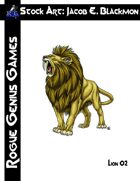 Stock Art: Blackmon Lion 02
