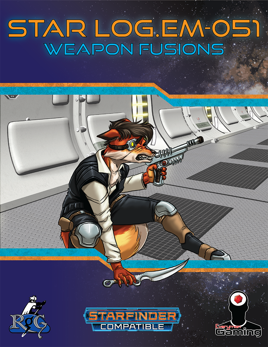 Star Log.EM-051: Weapon Fusions - Rogue Genius Games | Everybody Games  Catalog | Starfinder | DriveThruRPG