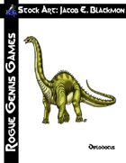 Stock Art: Blackmon Diplodocus