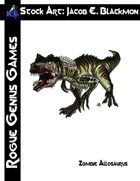 Stock Art: Blackmon Zombie Allosaurus