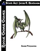 Stock Art: Blackmon Zombie Pteranodon