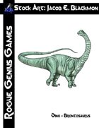 Stock Art: Blackmon Dino - Brontosaurus