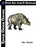 Stock Art: Blackmon Dino - Toxodon