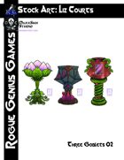 Stock Art: Courts Three Goblets 02