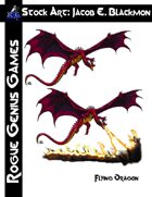 Stock Art: Blackmon Flying Dragon