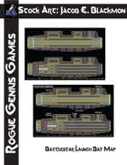 Stock Art: Blackmon Battlestar Launch Bay