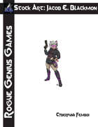 Stock Art: Blackmon Cyberpunk Femboi