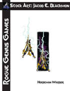 Stock Art: Blackmon Horseman Warrior