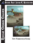 Stock Art: Blackmon Capt. Tabbington in Cavern